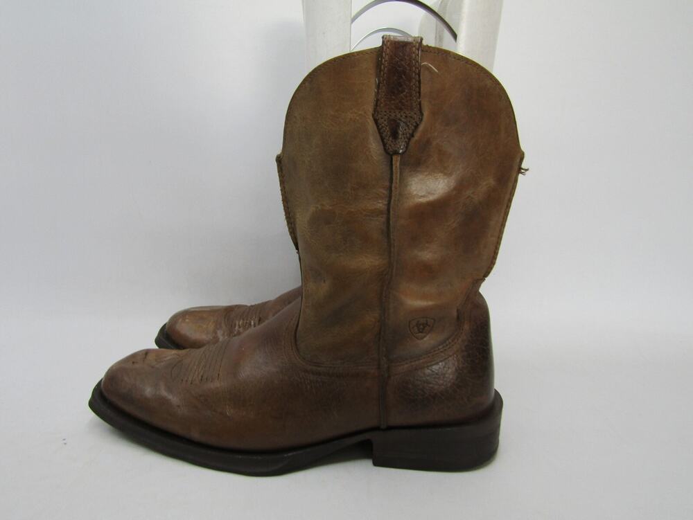 Ariat Rambler Mens Size 13 D Brown Leather Western Cowboy Boots